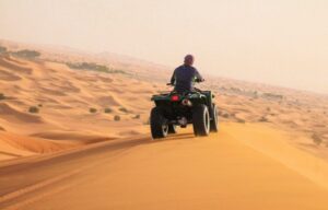 desert experience with quad bike dubai | regulations to ride quad bike in desert safari dubai